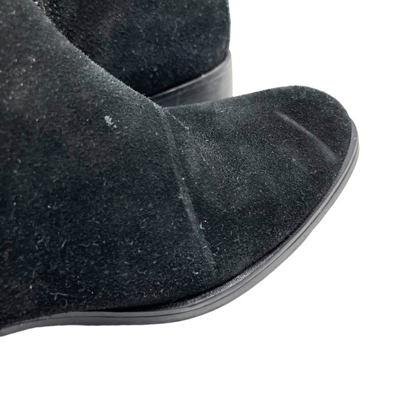 COUGAR Black Genuine Leather Suede Ankle Booties Boots Shoes WATERPROOF sz 9.5 - Picture 12 of 16